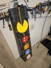 PAC MAN ARCADE GAME WOOD SIGNAGE COOL VINTAGE  ART CLASSIC