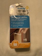 14 Pack Baby Cabinet Locks Wide Grip Latches Child Kids Door Drawer Safety 1St .