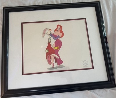Disney Who Framed Roger Rabbit Jessica Rabbit Sericel Framed COA Ltd Ed ...