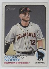 2022 Topps Heritage Minor League Edition Flip Stock 8/25 Connor Norby #80 1b3