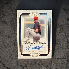 2025 National Treasures - Ecklar's Choice Signatures Andrew Walters  /99 AU, RC