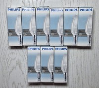9X Philips E14 40W Klar Classic GlüHlampe GlüHbirne Dimmbar Kein Led Kerze B35