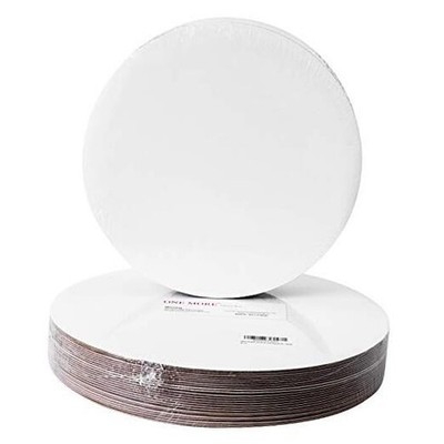 [15pcs] 12'' White Cakeboard Round,Disposable Cake Circle Base Boards Cake