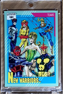 1991 MARVEL CARD 156 NEW WARRIORS.