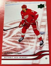2025-26 Upper Deck Series 2 Holiday Justin Holl #310 Red Wings