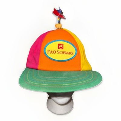 VTG Interstellar Propeller FAO Schwarz Colorful Hat Cap Adult XL Pinwheel USA