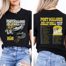 Post Malone Jelly Roll Tour Comfort Color Shirt, Big Ass Stadium Tour 2026 Swea