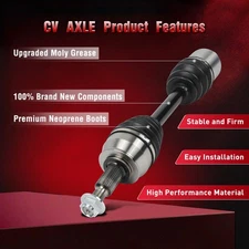 For 2015-2018 Jeep Cherokee CV Axle Shaft Assembly Rear Right