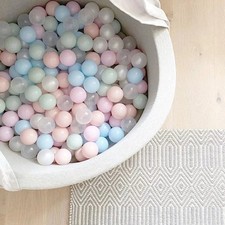 Grey Ball Pit Soft Foam Toddler Baby Kids Girls Boys Play - EXCELLENT CONDITION