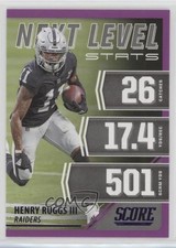 2021 Score Next Level Stats Purple Henry Ruggs III #NL25 5m1
