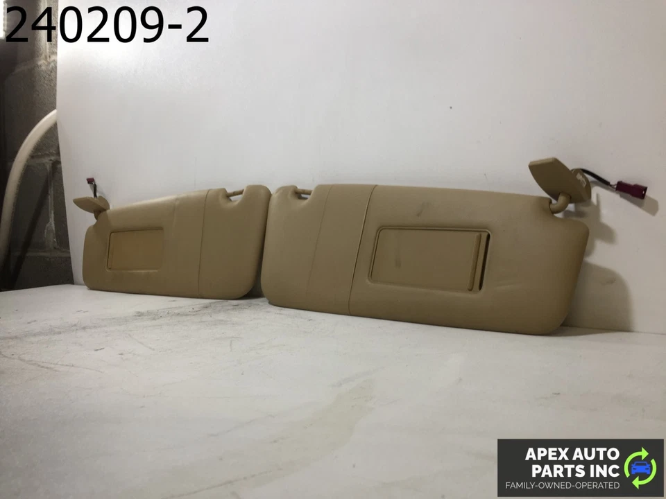 OEM 2007 BMW 525xi E60 Left Right Front Passenger Driver Sun Visor Sunvisor Set Foto 3 de 4