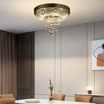 LED Kristall Deckenlampe Deckenleuchte Schlafzimmer Lampe Kronleuchter Lüster