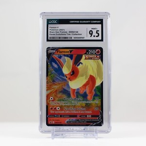 Pokemon Flareon V Holo #SWSH149 Black Star Promo Sword & Shield - CGC 9.5