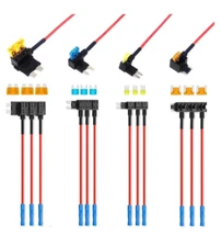 12 Pack 4 Types Fuse Tap 12V Automotive