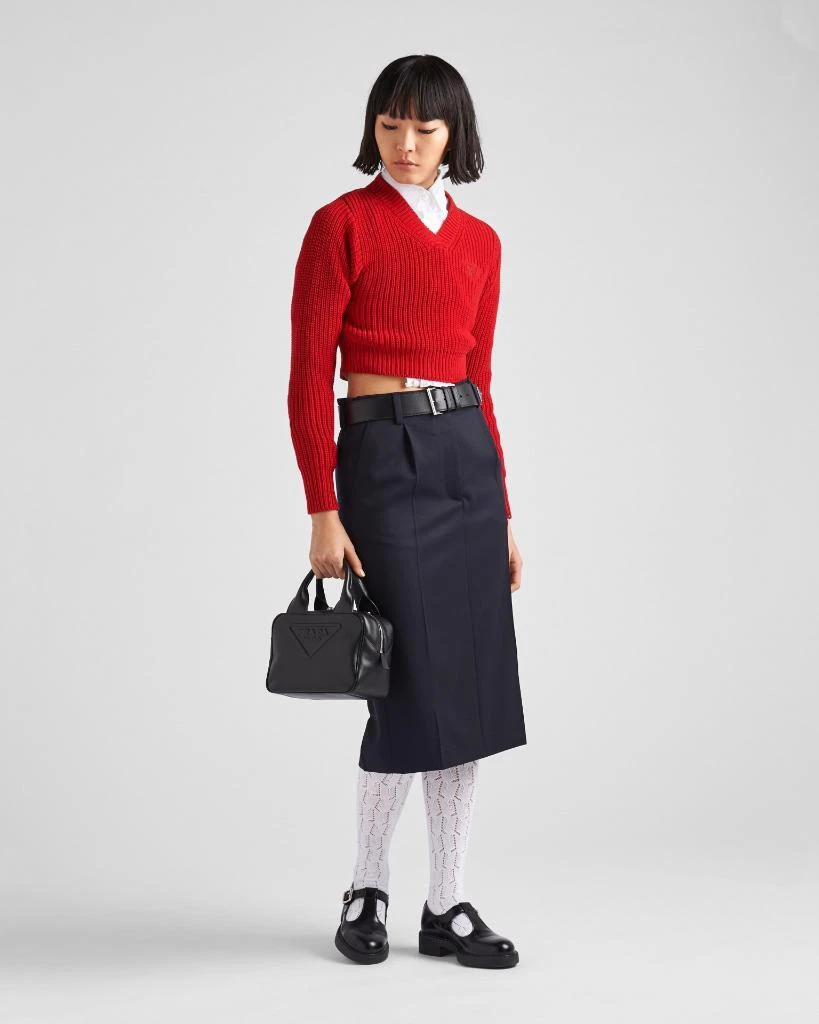 Prada top red sweater