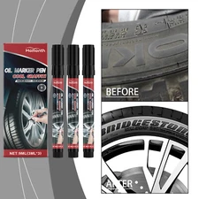 Oil-Based Tire Marker Pen Water Resistant Ink for Long-Lasting Tire Maintenance