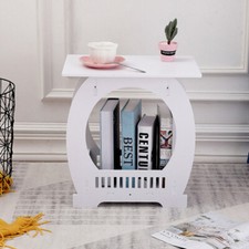 Small Bedside Table Cabinet Side End Coffee Tea Table Nightstand Storage Shelf