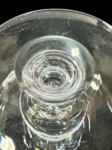 STEUBEN CRYSTAL #7926 CHAMPAGE COUPE GLASSES GEORGE THOMPSON TEARDROP DESIGN - Picture 8 of 9