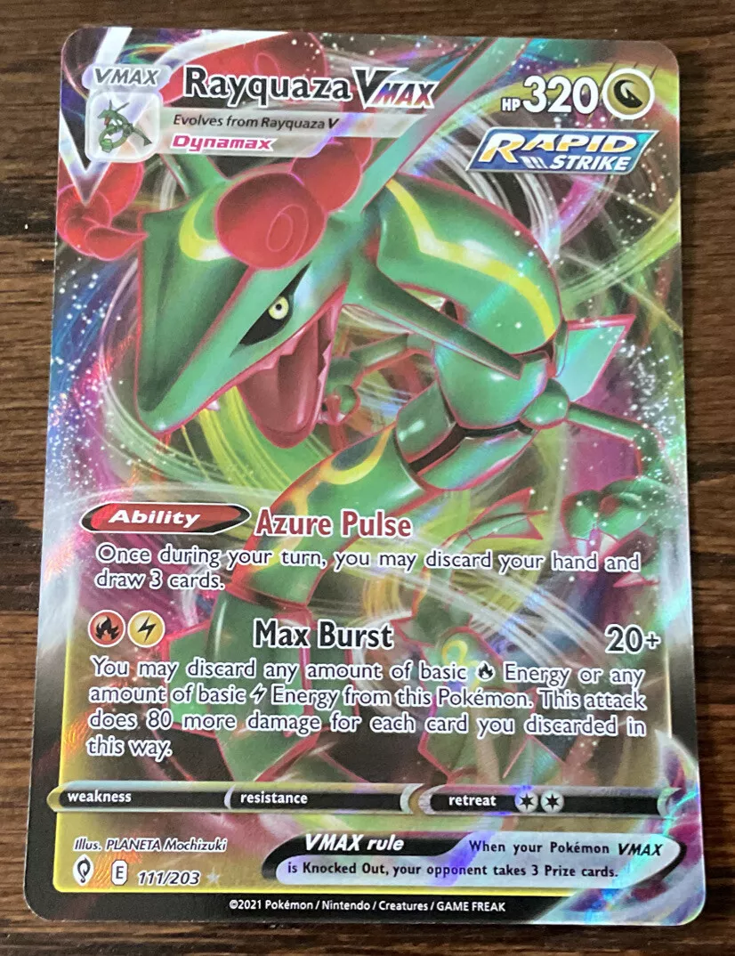 Rayquaza-VMAX (111/203), Busca de Cards