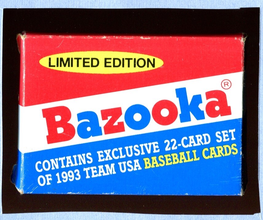 1993 Bazooka Team USA Baseball 21 of 22 Cards Missing Todd Helton