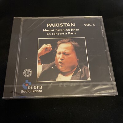 Paris Concert, Vol. 5 by Nusrat Fateh Ali Khan (CD, 1997, Ocora Records NEW