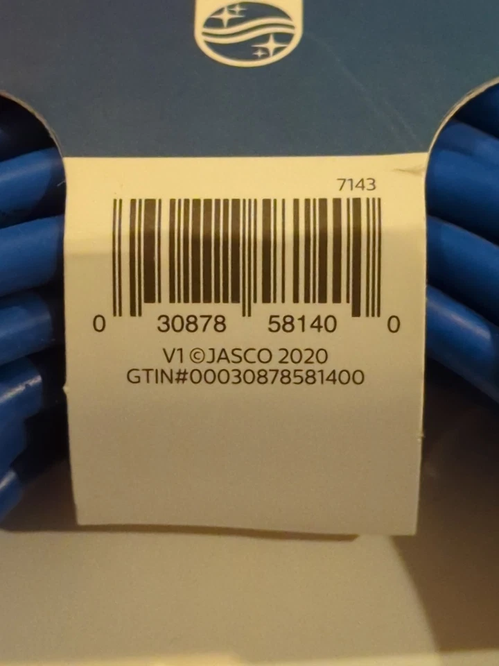 New Philips Cat 6 Ethernet Cable, 25 ft. Blue 1 Gbps 250MHz High Speed Internet - Image 3 of 4