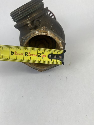 Vintage Allen Fire Truck Combination Pressure Reducing Angle Hose Valve Patina - Picture 16 of 16