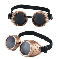 Vintage Steampunk Cyber Goggles UV400 Sunglasses