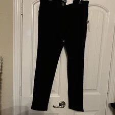 Westbound Stretch Park Ave Fit Leggings. Black. Textured. Size XL. NWT.