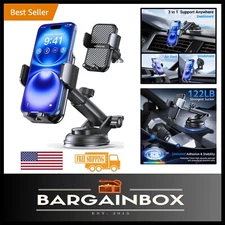 Ultimate 360° Adjustable Phone Mount - 122 lbs Suction & Effortless Installation