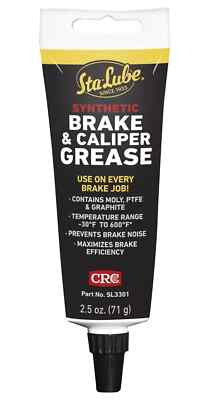 CRC SL3301 Synthetic Brake & Caliper Grease, 2.5 Wt Oz 