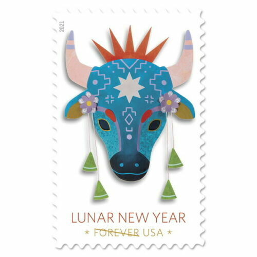 USPS New Lunar New Year: Year of the Ox Pane of 20 - Bild 2 von 2