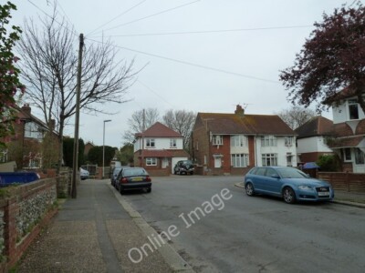Photo 6x4 Approaching the boundary of Peverel Road and Ethelwulf  Road Wo c2011