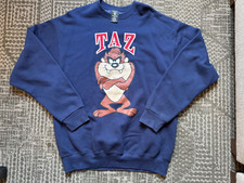 Vintage USA made Warner Bros. Studio Store Taz Looney Tunes Sweatshirt. Size XL