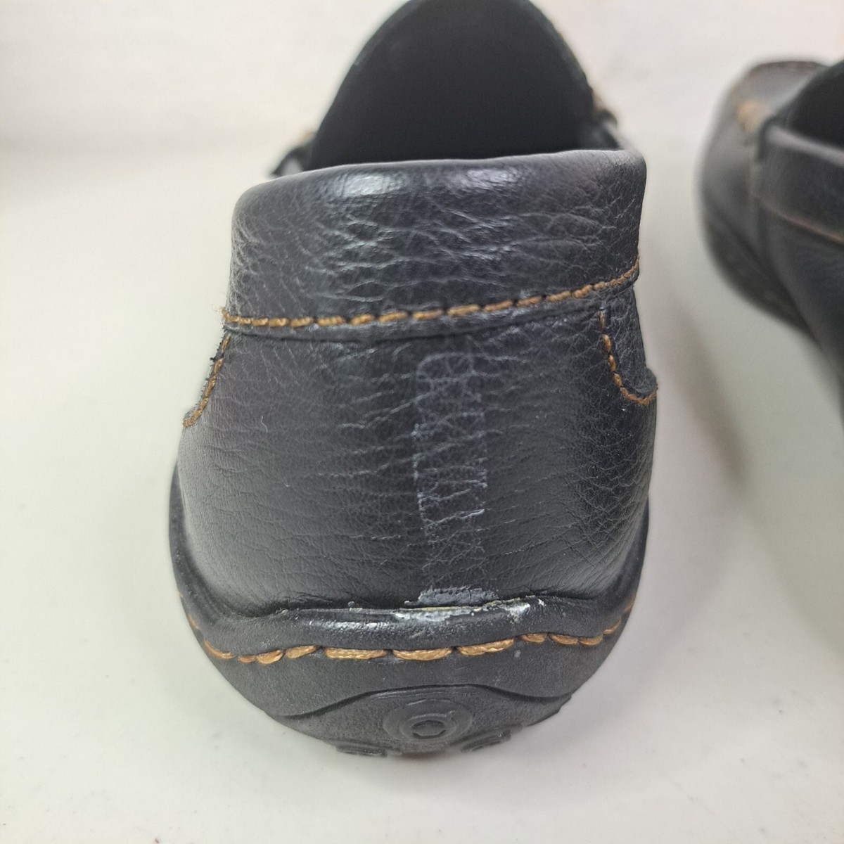 Born Mens 9 M Simon H36903 Black Full Grain Leather Penny  display picture 2