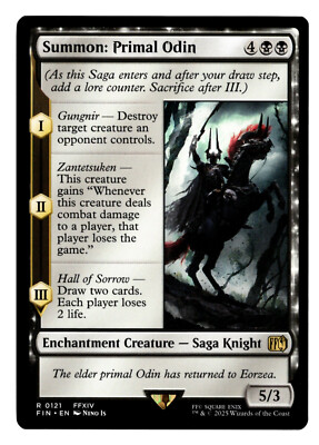 MTG | Summon: Primal Odin | Final Fantasy | NM | EN