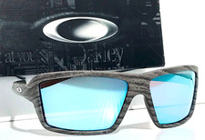 NEW Oakley CABLES Woodgrain POLARIZED PRIZM Deep Water Lens Sunglass 9129-06