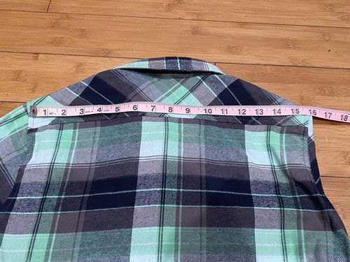 Canada Weather Gear Women’s Size Large Green Flannel Long Sleeve Shirt - Picture 7 of 9