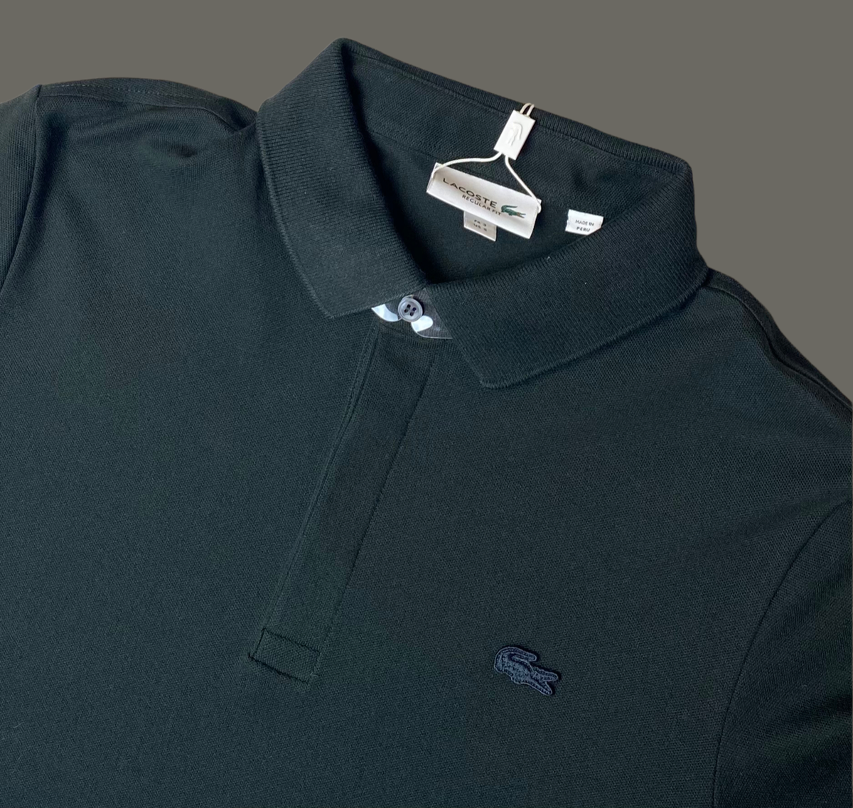 Lacoste Mens Long Sleeve Paris Polo Classic Fit Stretch Shirt