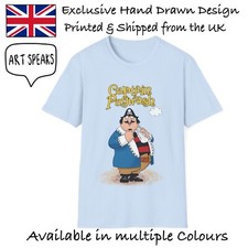Captain Pugwash T-Shirt Men Unisex 50s 60s 70s 80s 90s Kids TV Nostalgia Pirate