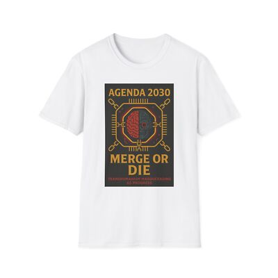 Transhumanism Masquerading As Progress Shirt, AI Singularity Alert Graphic Tee