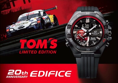 Casio Edifice Ecb-10tms-1ajr Tom's Limited Edition 20th