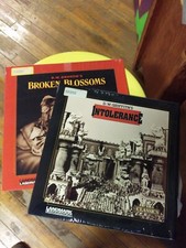 D.W. Griffith Laserdisc Lot: Intolerance, Broken Blossoms LD