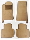 NEW! Tan Floor Mats 1998 - 2003 Jaguar XJ8 Set of 4 with Heel Pad  Rubber Back