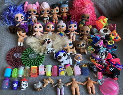 LOL Surprise Doll Lot 12 Dolls Pets Accessories Shoes Shirts