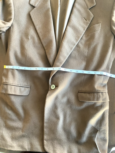 CANALI Pure CASHMERE Sport Coat 40 R Brown ITALY Slim Athletic 50 EU - Picture 6 of 12