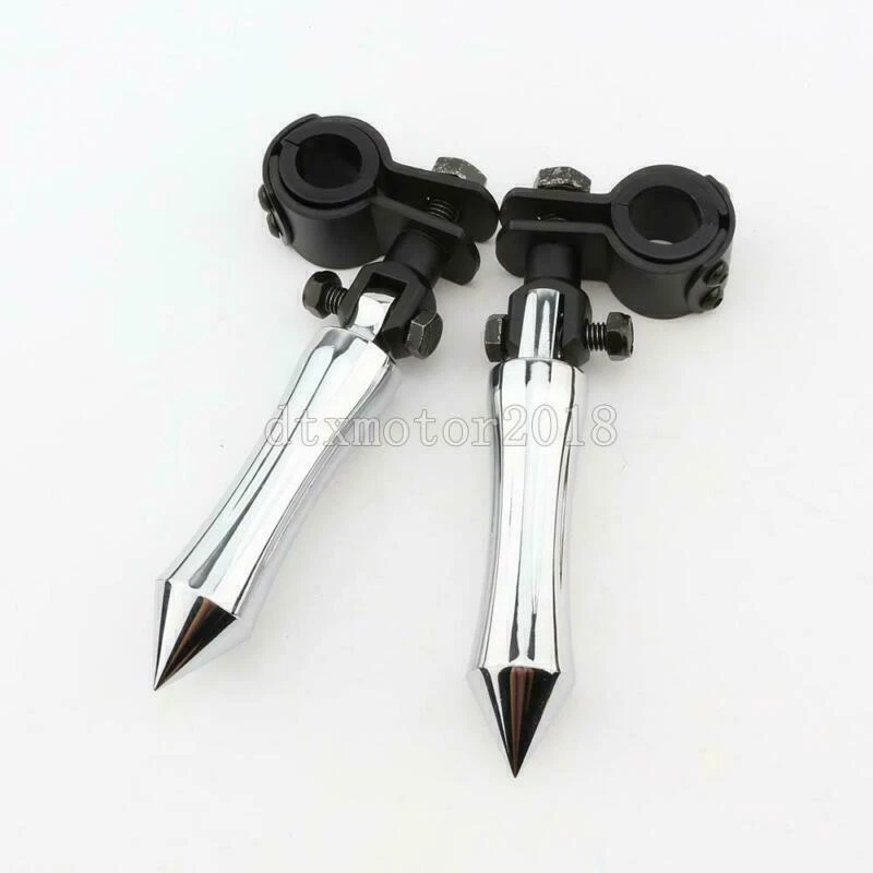 1" to 1-1/4" Foot Pegs Clamps Mount For Honda Goldwing 1100 1200 1800 GL F6B Foto 2 de 4