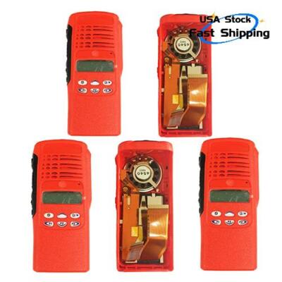 5PCS Front Housing Case for HT1250 Speaker LCD M2 Limited-key Radio Red