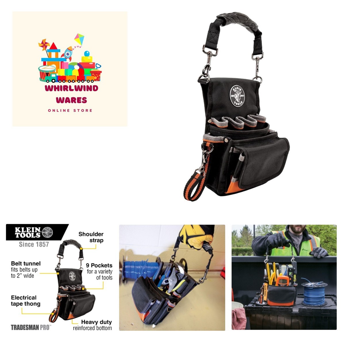 5240 Tool Pouch, Tradesman Pro Maintenance Tool Pouch with - Main Image