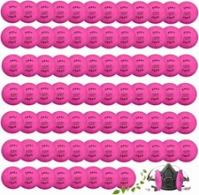 200PCS (100Pairs) 2091 P100 Filters Replacement for 6000 7000 Series Respirators